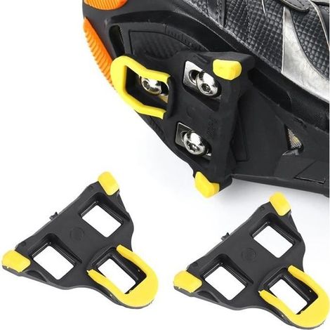 Cales de vélo de route hexagonales antidérapantes robustes 1 paire, cales de pédales de vélo durables, pour cales Shimano SPD-SL (1/4)