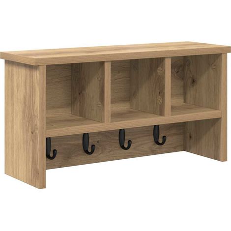 Maison Exclusive - Wandmontierter nachttisch Artisan-Eiche 50 x 1