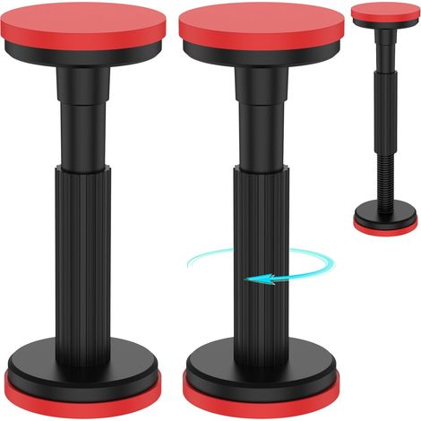 barras telescópicas – 18–45 cm – capacidad de carga de 200 kg – para armario/sofá/lavabo (1/5)