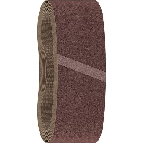 Bosch – Bande abrasive 75x533 mm grain 40 – Lot de 10 pièces pour ponçage bois – Tissu X résistant à la déchirure – 2608606080