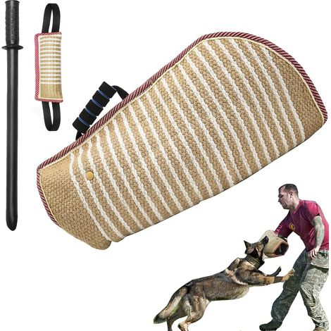 Equipement d'Education de Chien Chiot Manche de Protection Manche Anti Morsure pour Le Travail De Jeunes Chiens (1/5)