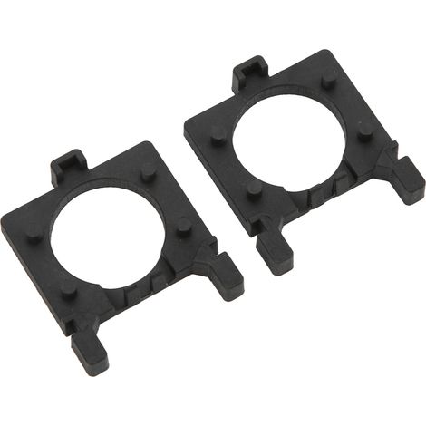 Lot de 2 supports de phares LED basse consommation, design professionnel, petit format compact. (1/5)