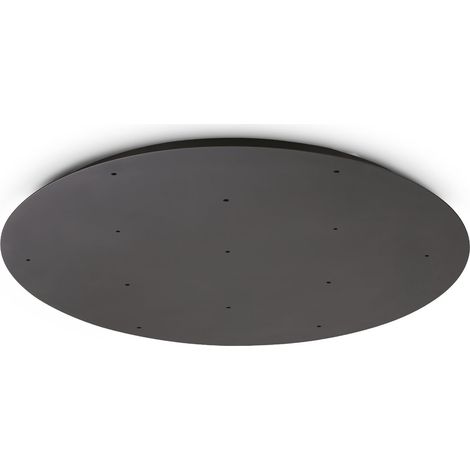Ideal Lux Plafoniera moderna Mapa 1 luce nero alluminio vetro