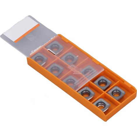 10 plaquettes carbure revêtues, inserts de tournage CNC, lames de serrage pour fraiseuse (1/5)