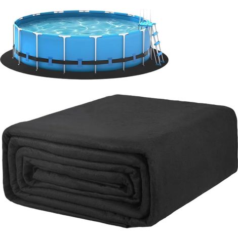 Tapis De Protection Pour Piscine Tapis Sol Pour Fond Cuve Thermale Tapis Protecteur Liner Piscine Pour Béton, Ciment, Gravier, Extérieur, Camping, Spa Estival, Jardin, Pelouse Et Terrasse (1/5)