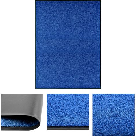 Fußmatte Waschbar Blau 90x120 cm (1/5)