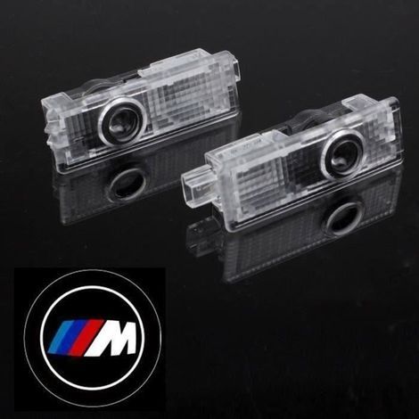 Courtoisie 2pcs LED de porte de voiture Projecteur laser Logo Esprit, Lumière, Ombre pour BMW M Logo L730 C036C4-Ywey