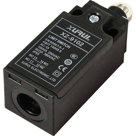 XZ-9/102 Interrupteur de fin de course 250 V/AC 10 A poussoir à galet à rappel IP65 1 pc(s) S805831 (1/5)