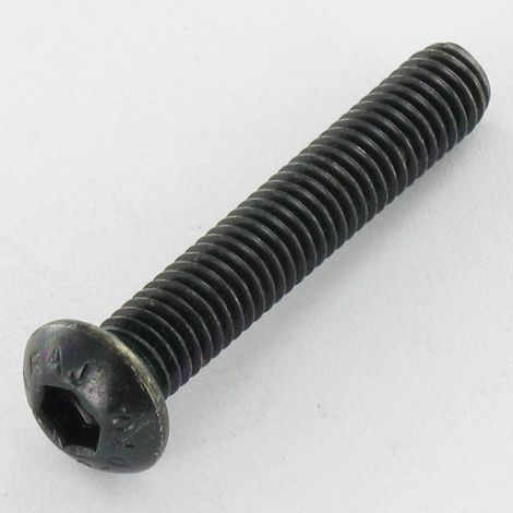 Vis métaux Inox A2 Noir BHC (Tête Bombée Hexagonal creux) M4X20 Filetage total Clé de 2.5 HC2.5-800 pièces