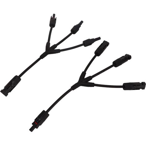 Zweiteiliger Y-förmiger Solarstecker, PV-Anschluss (Stecker/Buchse) mit Schraubenschlüssel, wasserdicht nach IP67, 1500 V DC, MMMF+FFFM, Schnellanschluss (1/5)