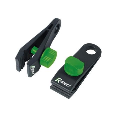 Ribimex – Lot de 4 œillets à pince en polyamide – Serrage manuel par vis – Accessoire de bâche pour fixation durable – Résistant aux intempéries