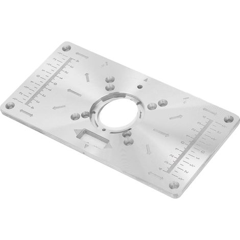 Ensemble de plaques d'insertion pour table de toupie à bois électrique pour machine de gravur (1/5)