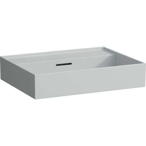 LAUFEN Kartell Lavabo sobre encimera sin agujero para grifo, con (1/4)