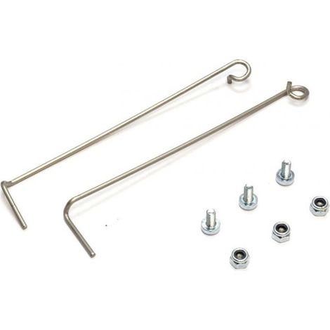 KIT MOLLE SPORTELLO LAVATRICE CARICA DALL ALTO WHIRLPOOL 481209498005 2PZ