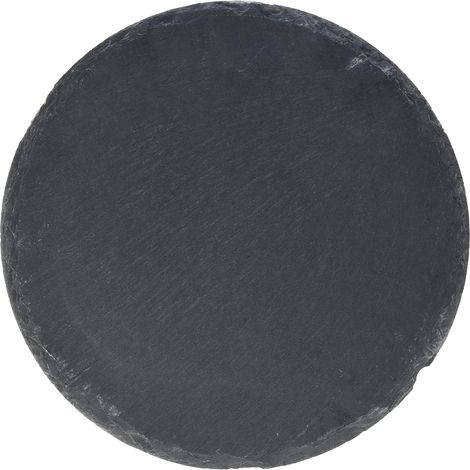 LACOR Plateau Rond Ardoise Noir Cendre 25 cm - LACOR Plateau Rond Ardoise Noir Cendre 25 cm (1/5)
