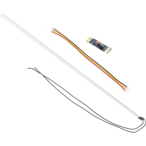 LED-Hintergrundbeleuchtungsleiste für LCD-Bildschirme, universelles PC-Zubehör, Glasfaser mit Modulplatine für Lampen, 490 mm (1/5)