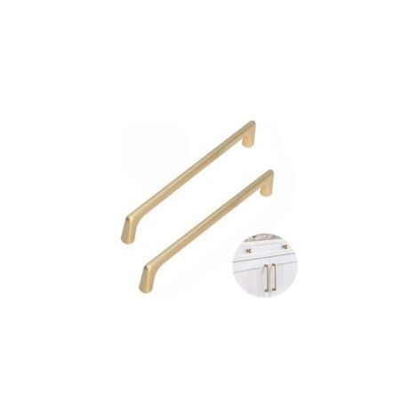 Poignées en laiton pour tiroirs de cuisine, poignées de meubles, poignées modernes pour tiroirs de cuisine, de chambre et de penderie, empattement 160 mm (1/4)