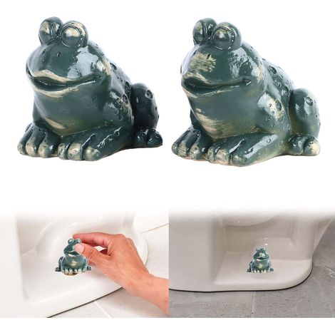 Couvercles pour boulons de toilette Décorations pour salle de bain en époxy Design universel et facile à installer 2 pièces en couleur Cache-boulons amusants pour toilettes Installation rapide et (1/5)