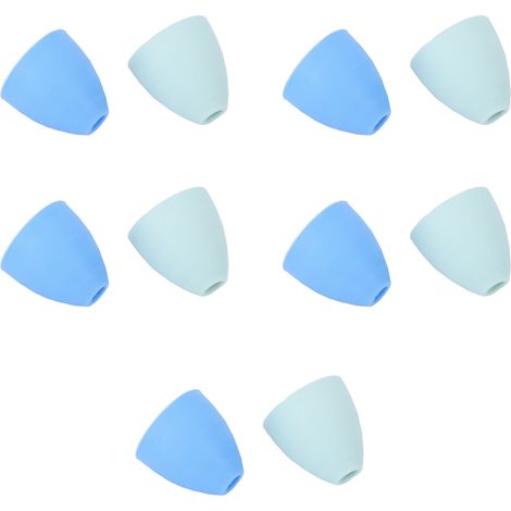 10 pièces Têtes de Nettoyeur Nasal en Silicone Souple pour Irrigateur Nasal, Remplacement de Buse de Lavage de Nez (1/5)