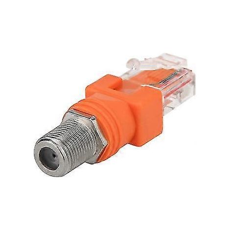 Quatre adaptateurs coaxiaux RF femelle vers RJ45 mâle pour une utilisation dans les testeurs de circuits. (1/3)