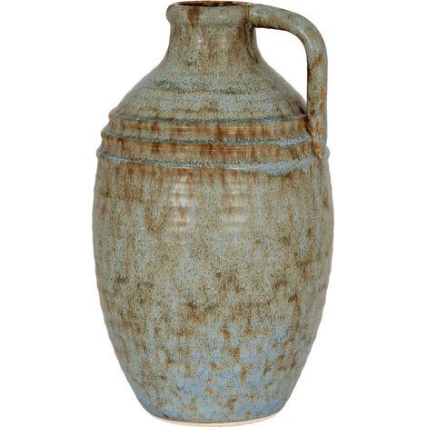 Capella Krater Bottle Vase - Ceramic - L19 x W19 x H33 cm - Grey