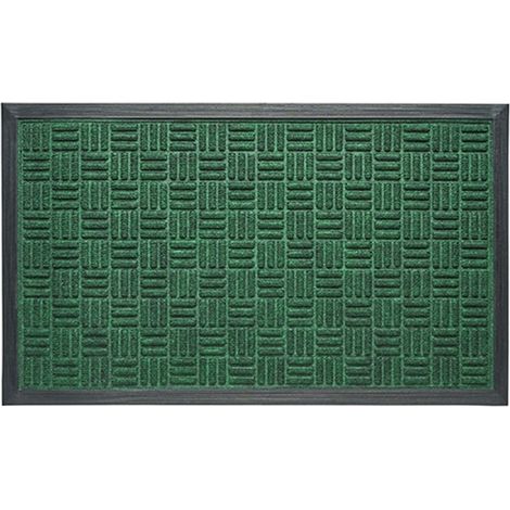 ZERBINO POLIPROPILENE VERDE INTRECCIO MAURER 45X75CM
