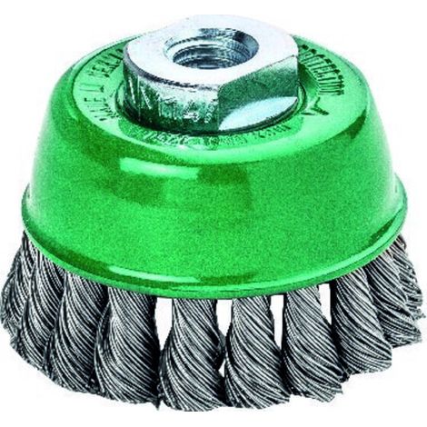 Lessmann Topfbürste INOX-Draht 0,35 mm, Bürsten-⌀xGewinde: 65XM14 mm (1/2)