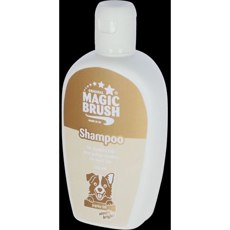 Kerbl MagicBrush Hundeshampoo (200 ml, für dunkles Hundefell, Himbeerduft) 80131