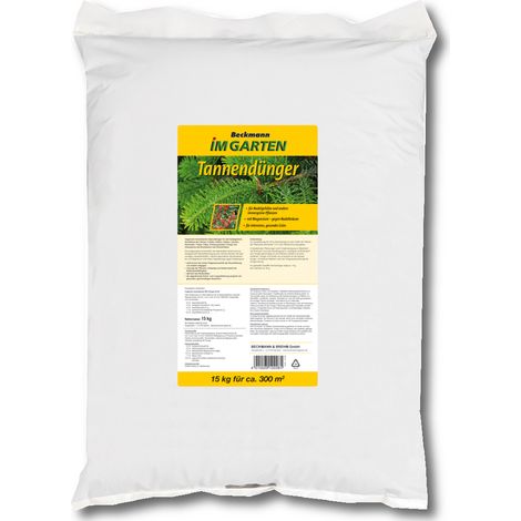 Beckmann Tannendünger 15 kg Laubholzdünger Nadelholzdünger Koniferendünger (1/3)