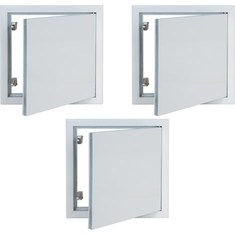 Trappe de Visite HQ Semin - 400 x 400 mm - Laquée Blanche - Isolante et Etanche (lot de 3) (1/5)