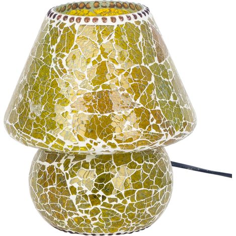 Mosaik-Tischlampe – indische Dekoration – schneller Versand (1/2)