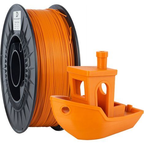 Filamento 3DPower Hyper Speed PET-G 1,75 mm Arancione Papaya 1 kg (1/4)