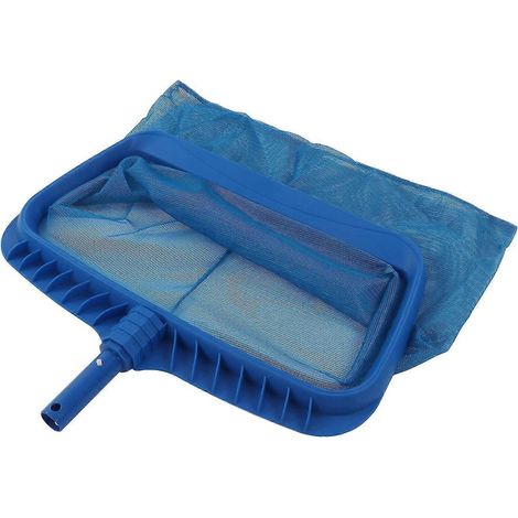Laubfangnetz für Schwimmbecken, ABS, blauer verstärkter Rahmen, robustes Keschernetz für Seen