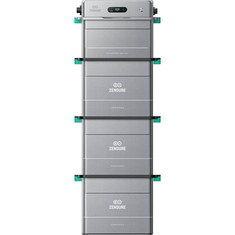 Zendure SolarFlow 1600 AC+ - Stockage AC Plug & Play, compatible avec panneaux solaires, HEMS ZENKI™ 1600W, 1,92 kWh extensible à 11,52 kWh, IP65. avec 3xAB2000L