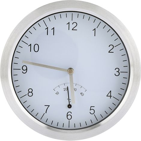 Horloge Électrique Avec Affichage de Température - Montage Par Ventouse - Pour Salle De Bain, Cuisine, Chambre - 1 Pièce (1/5)