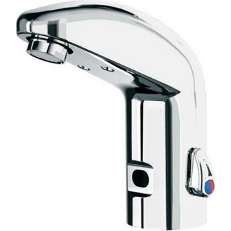 MISCELATORE ELETTRONICO PER LAVABO A BATTERIA SERIE ONE Cromo