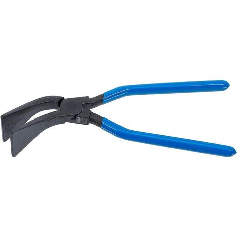 Pince à Soyer Coudée 45 deg. 280 mm - Acier, Précision et Confort d Utilisation, Pro - D-Work (1/5)
