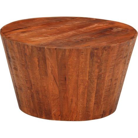 Couchtisch Ø 52x30 cm Massivholz Mango