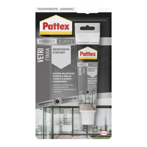 Pattex Sista Tube de mastic adhe'sif silicone 60 ml pour miroirs et verre