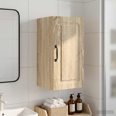 vidaXL Armario de pared para baño UTRECHT Roble Sonoma 30 x 31 x 59 cm (1/5)