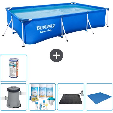 Bestway Steel Pro Rechteckig - 300x201x66 cm - 6-teilig S22087 (1/5)