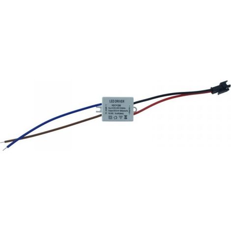 Led Driver CC 600mA 3V-4V DC 1X3W Trasformatore Alimentatore Corrente Costante 3W