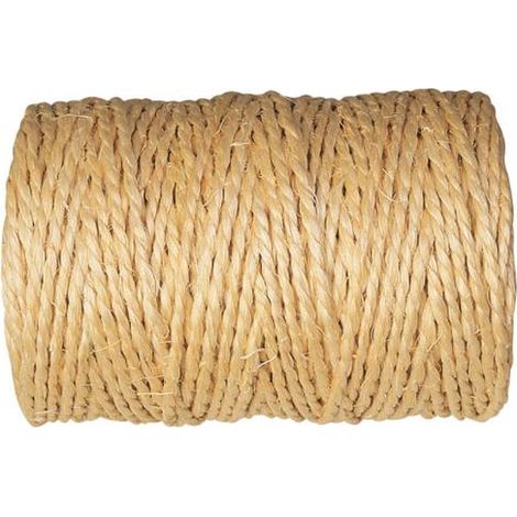 Cuerda sisal - Bobina retractilada - 15 m. Bobina 120 gr.
