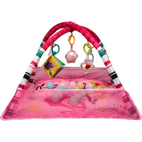 Tapis d’Éveil Bébé Musical 2-en-1Haloyo®, 0 Mois+,Cadeau Naissance Bebe,Lavable,rose (1/5)