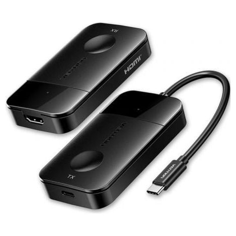 Adaptador/Transmisor de vídeo inalámbrico USB Tipo-C - HDMI Vention ADOBB/ 60W