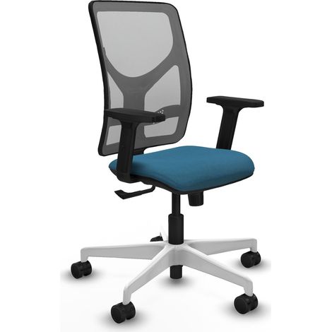 Chaise de bureau piqueras y crespo Motilla noir mousse épaisse (1/2)
