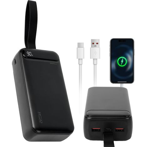 Batterie externe 50 000 mAh avec charge rapide USB-C, Capacité ultra-élevée, compatible avec la plupart des appareils électroniques du marché. (1/5)