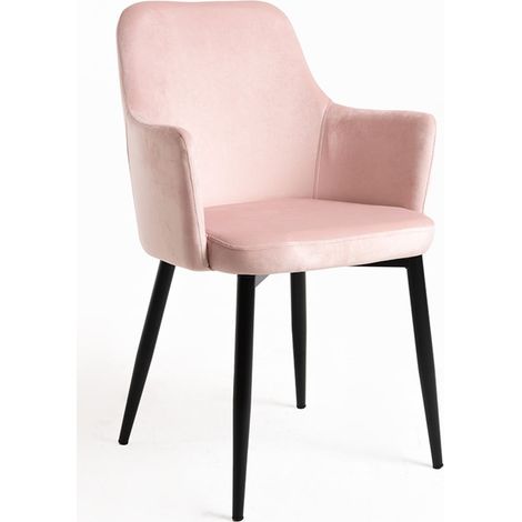 Packs Sillas Comedor - Pack 4 Sillas Puan Terciopelo - Rosa