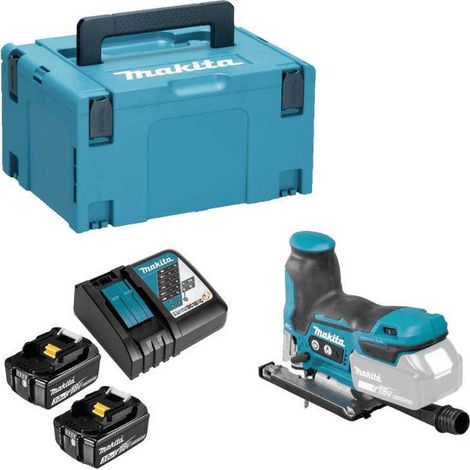 Scie sauteuse Makita DJV185RFJ LXT 18V BL XPT 2x3Ah 135mm lames valise (1/5)