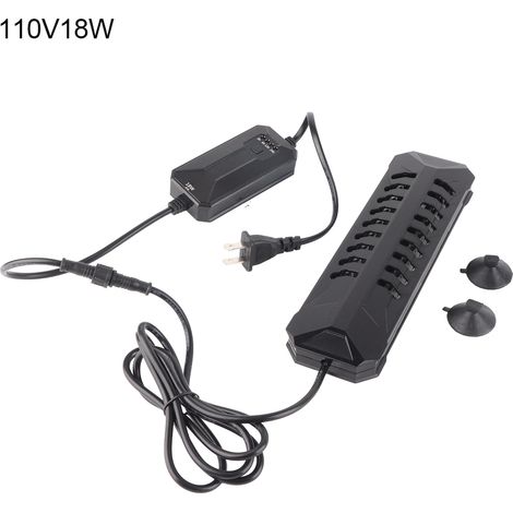 Lampe UV submersible pour aquarium et bassin, stérilisateur germicide 18W 110V pour poissons. (1/5)
